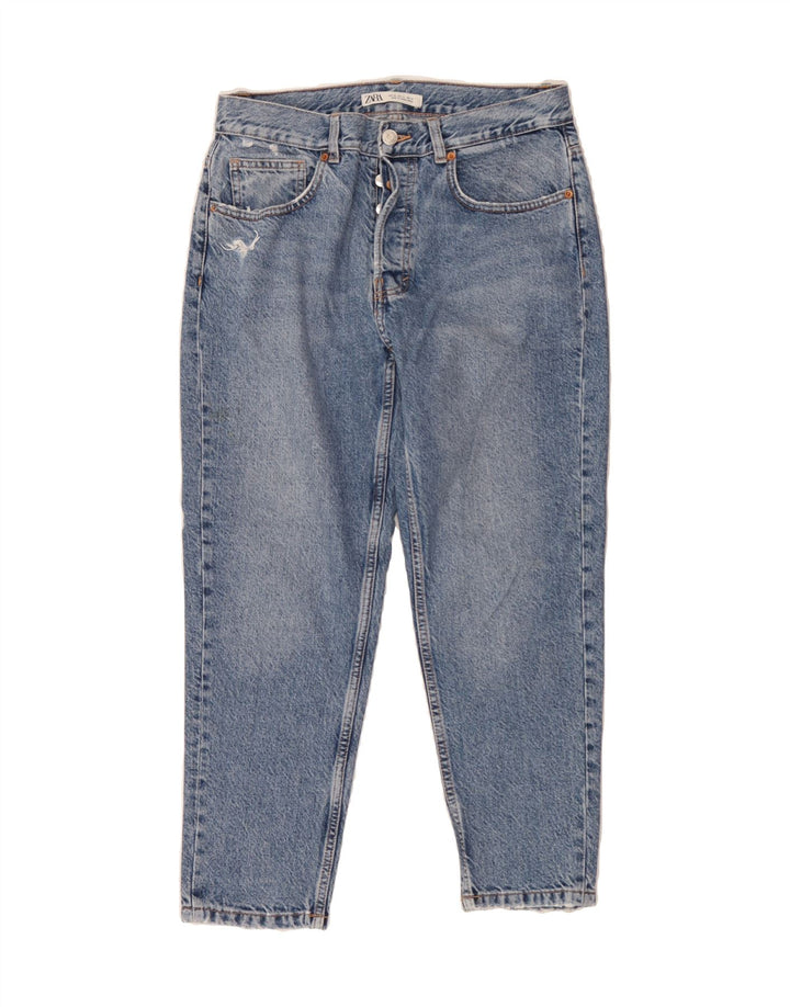 ZARA Womens Tapered Jeans W31 L26  Blue Vintage Zara and Second-Hand Zara from Messina Hembry 