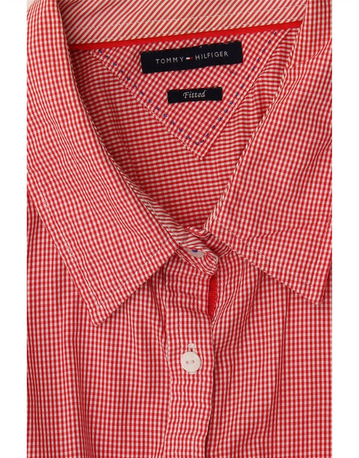 Cămașă Tommy Hilfiger pentru femei UK 16 Large Red Gingham