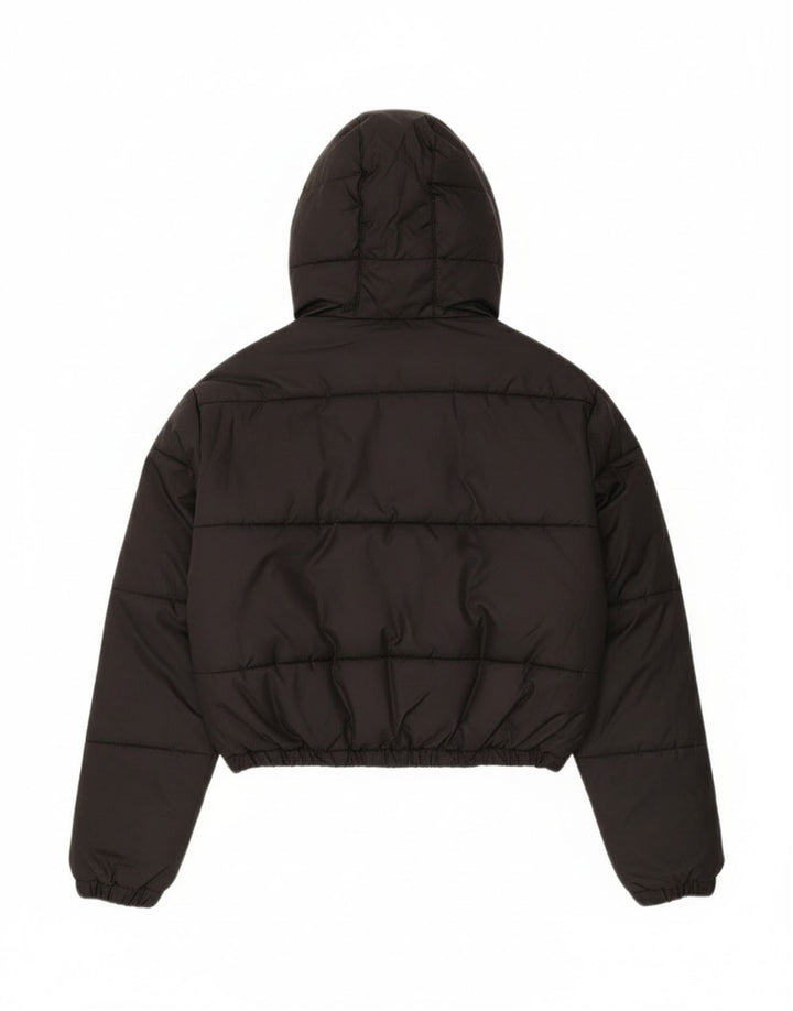Jachetă căptușită cu glugă supradimensionată pentru femei Ellesse UK 6 XS Poliester negru