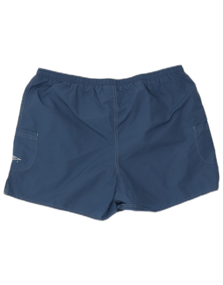 Pantaloni scurți sport Umbro pentru bărbați, mare, albastru, nailon