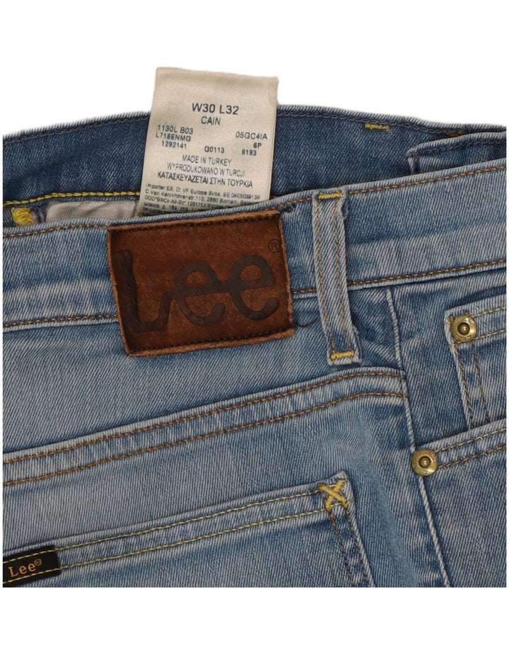 Blugi LEE Cain Slim pentru femei W30 L27 Bumbac albastru