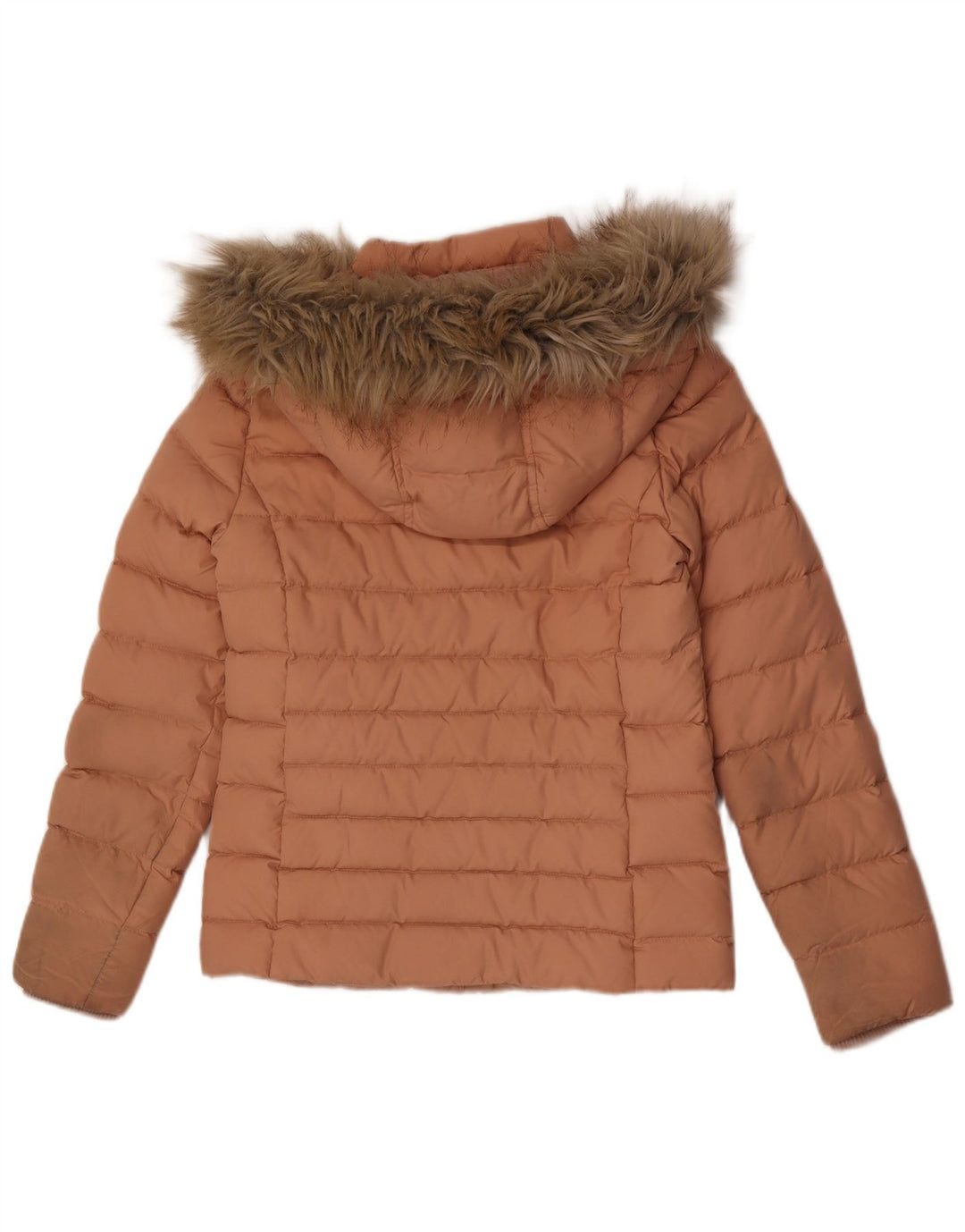 Jachetă căptușită cu glugă pentru femei Tommy Hilfiger UK 10 Poliester roz mic