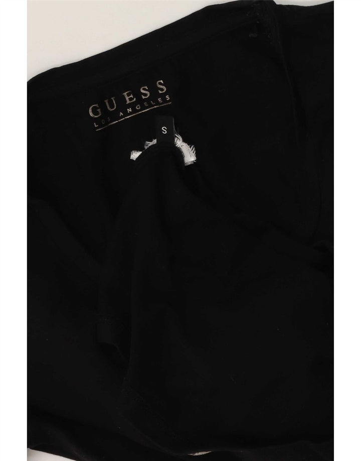 Tricou grafic Guess pentru femei Top UK 10 Small Black