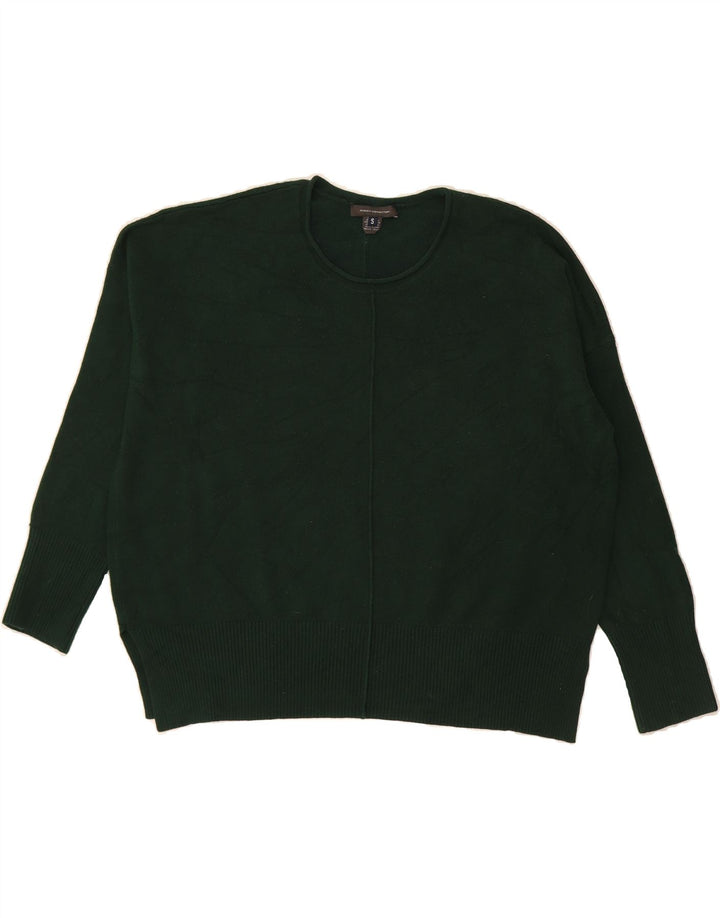 FRENCH CONNECTION Womens Crew Neck Jumper Sweater UK 10 Small Green Vintage French Connection and Second-Hand French Connection from Messina Hembry 