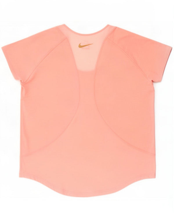 Tricou grafic Nike Dri Fit pentru femei Top UK 14 Medium Pink