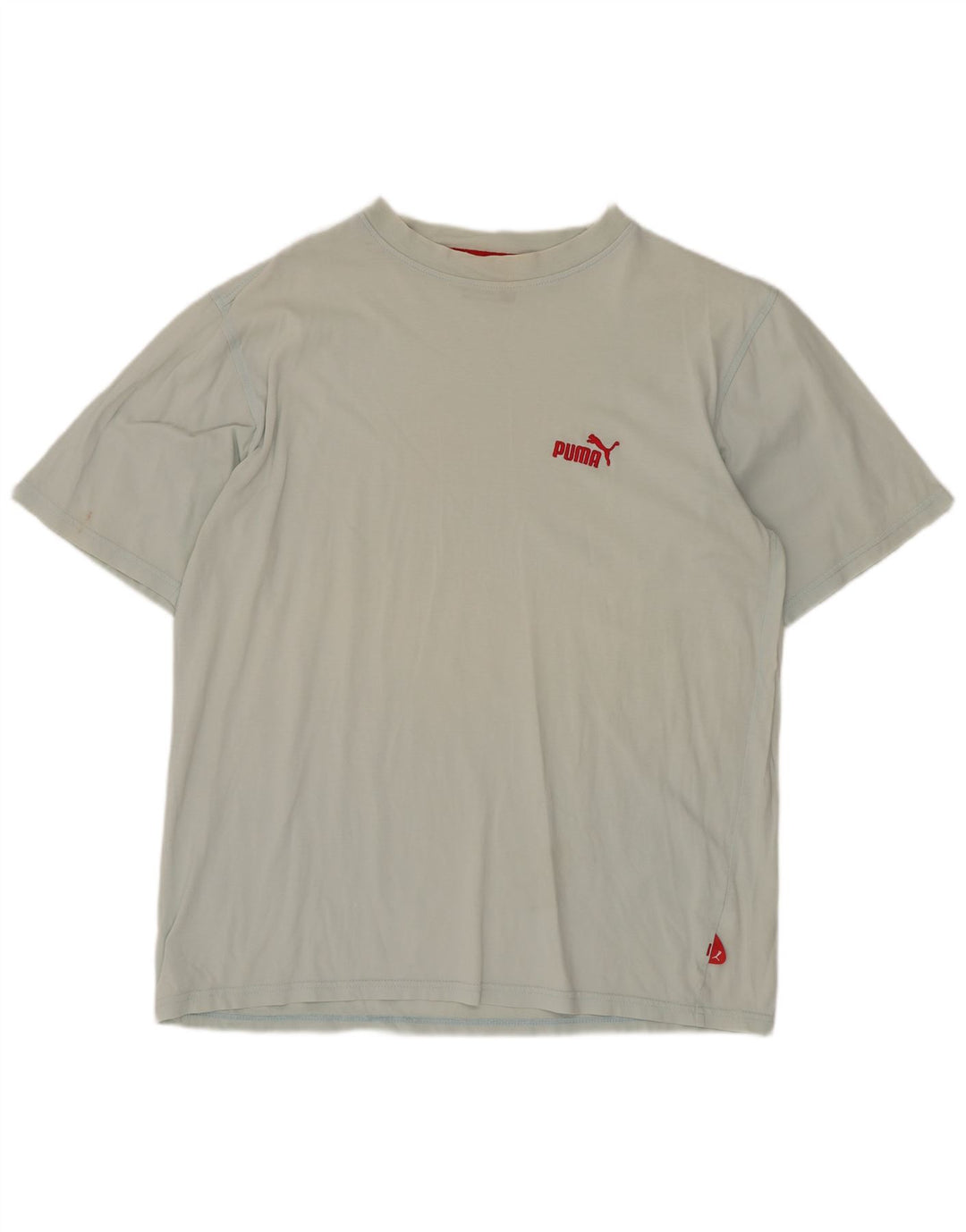 Tricou cu mânecă scurtă Puma pentru bărbați, top din bumbac albastru mediu