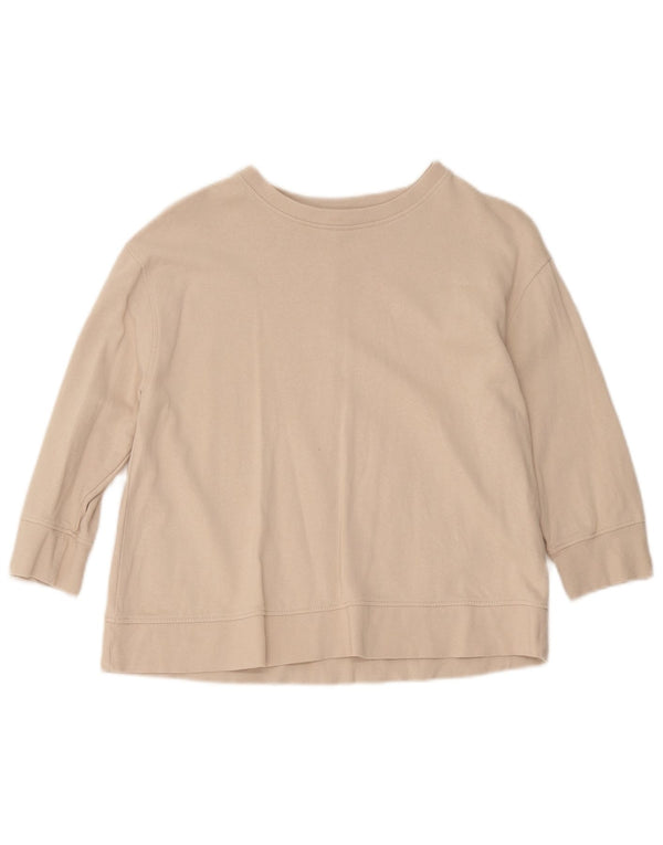 Pulover pentru femei Zara, cu mâneci 3/4, UK 10 Mic Bej