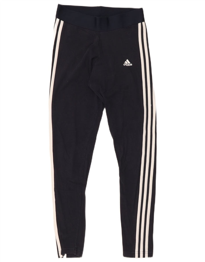 Leggings pentru femei ADIDAS UK 8/10 mici bleumarin