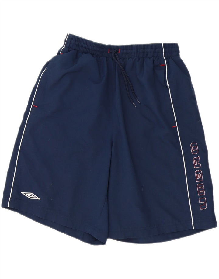 Pantaloni scurți de înot grafic Umbro pentru bărbați, mari, albastru, poliester