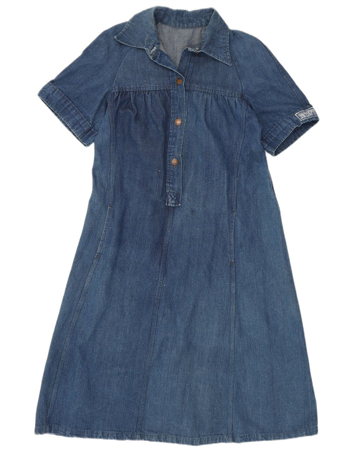 Rochie de blugi pentru femei VINTAGE UK 12 Medium Blue