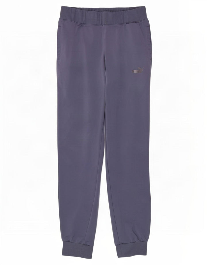 Pantaloni de trening Puma pentru femei Joggeri UK 12 Poliester albastru mediu