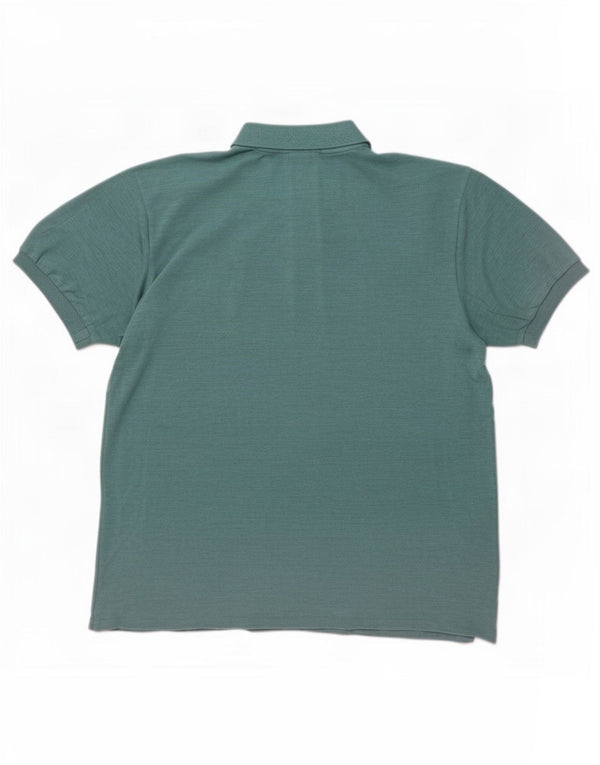Tricou polo Lacoste pentru bărbați, mărimea 7, 2XL, bumbac pete albastru