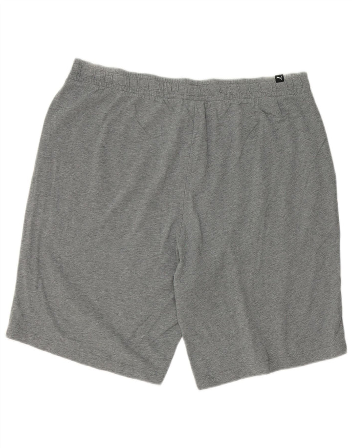 Pantaloni scurti sport grafic PUMA pentru bărbați 2XL bumbac gri