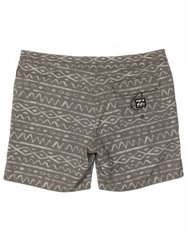 Pantaloni scurți de înot pentru bărbați Billabong XL bumbac geometric gri