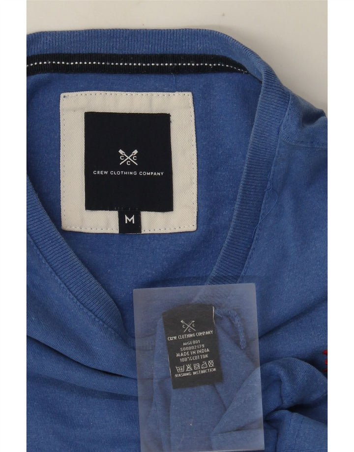 Crew Clothing Tricou Bărbați Top Medium Blue Bumbac