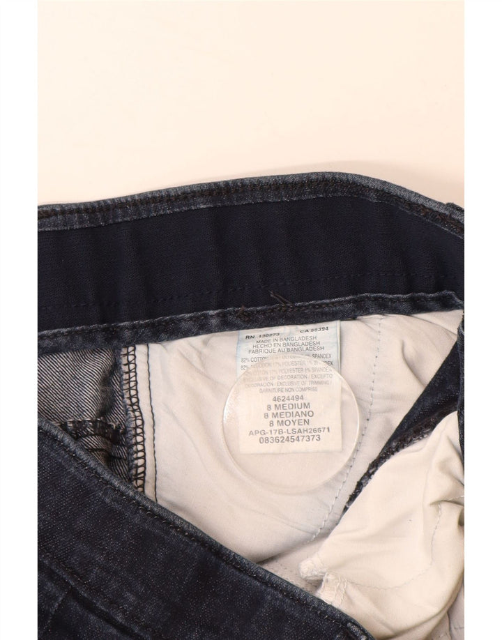 Pantaloni scurți din denim LEE pentru femei US 8 Medium W28 Bumbac bleumarin