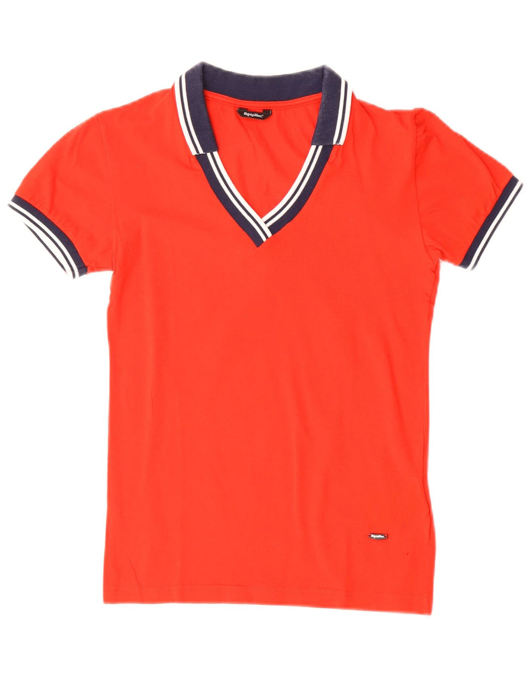 Tricou polo pentru femei Refrigiwear UK 8 Bumbac roșu mic