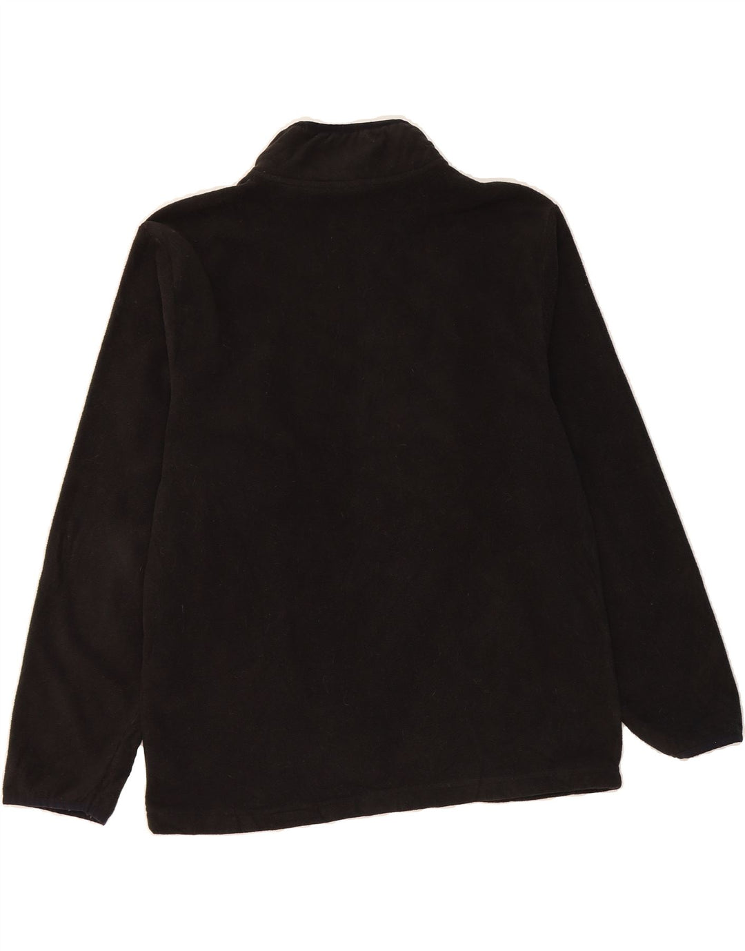 STARTER Mens Zip Neck Fleece Jumper UK 38/40 Medium Black Polyester Vintage Starter and Second-Hand Starter from Messina Hembry 