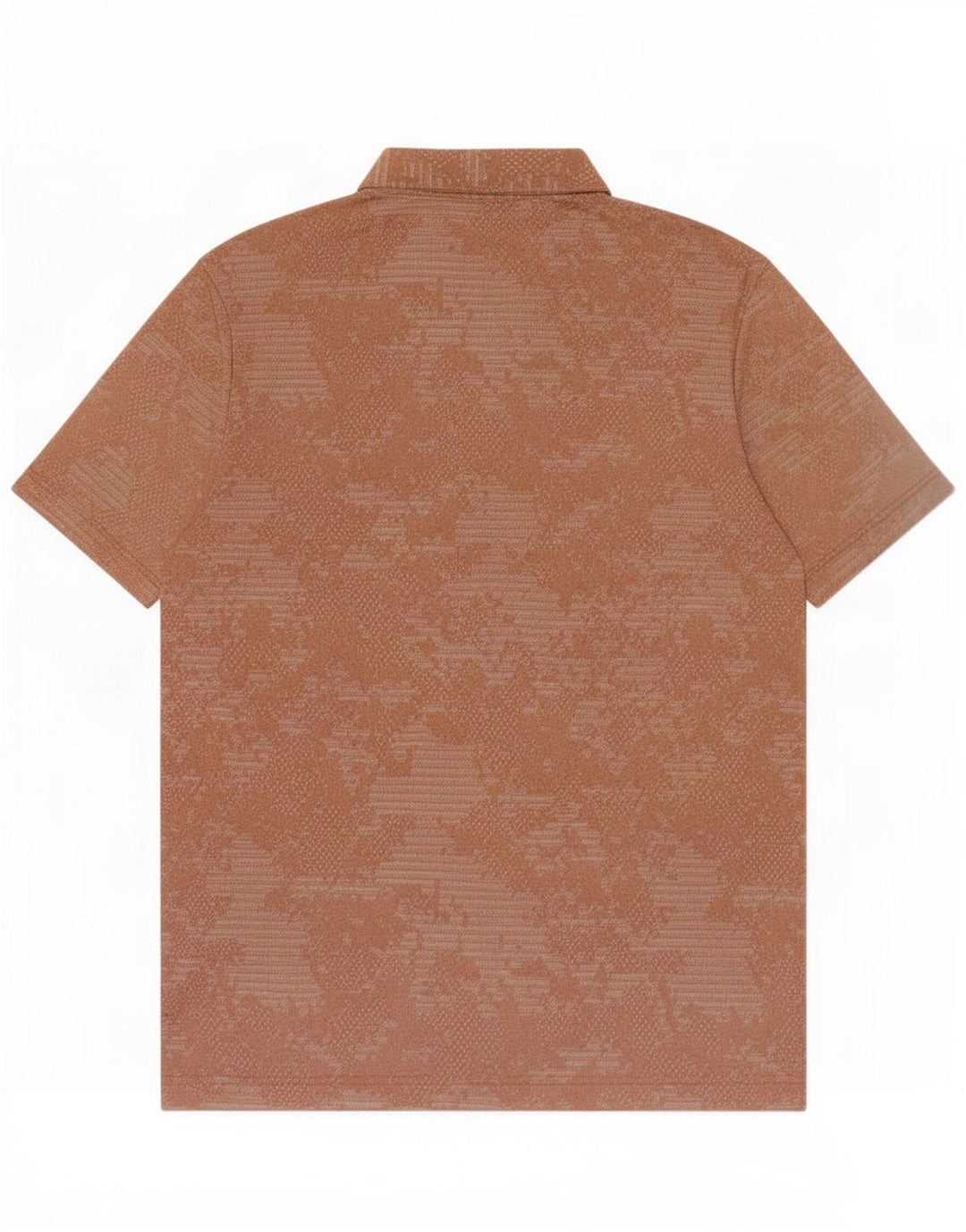 Tricou polo pentru bărbați Adidas, mare, maro, poliester geometric