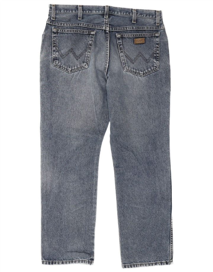 Blugi drepte pentru bărbați Wrangler Texas W35 L30 bumbac albastru