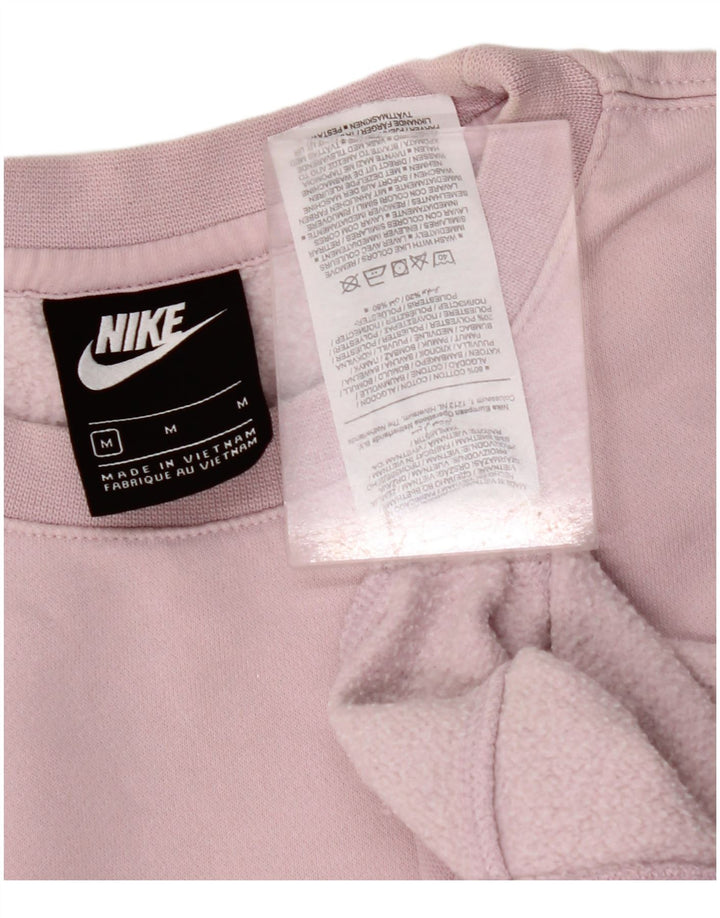 Pulover supradimensionat pentru femei NIKE UK 14 bumbac violet mediu