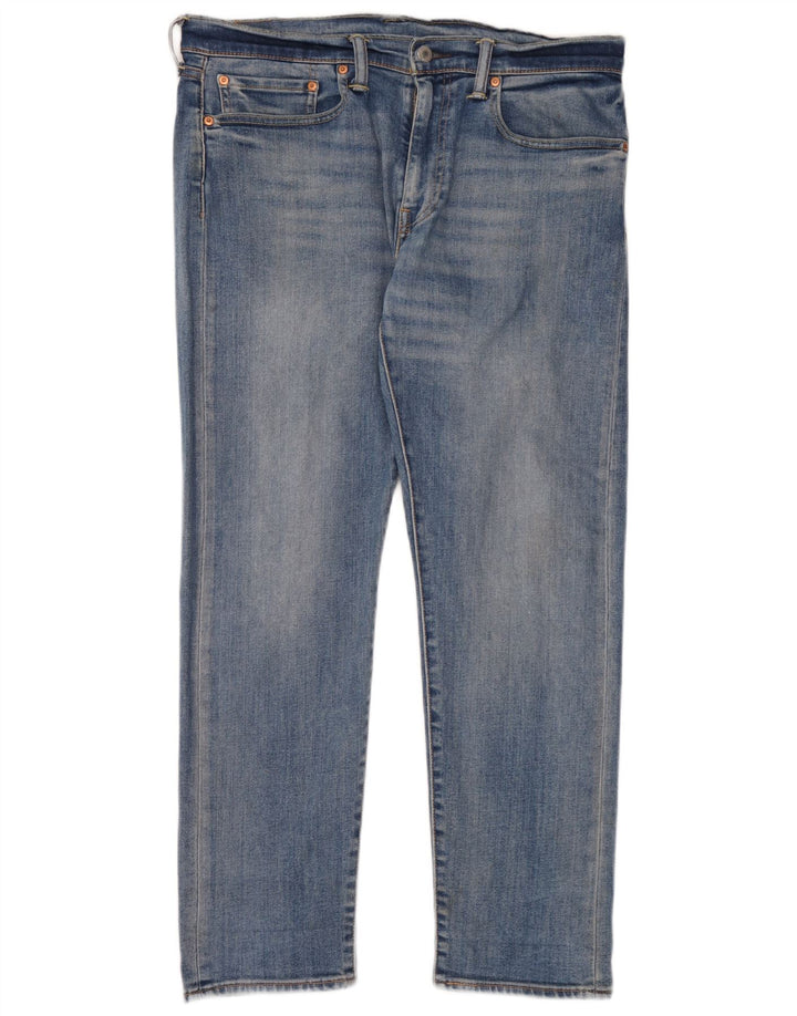 Blugi conici pentru bărbați Levi's 502 W34 L30 Bumbac albastru