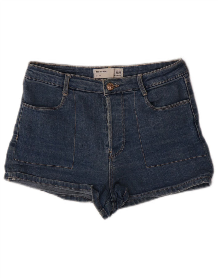 Pantaloni scurți din denim pentru femei Zara EU 38 Small W28 Blue Bumbac