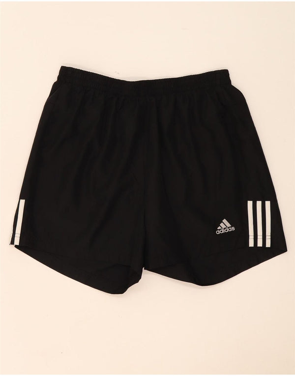Pantaloni scurți sport Adidas pentru femei UK 14 Medium Black Poliester