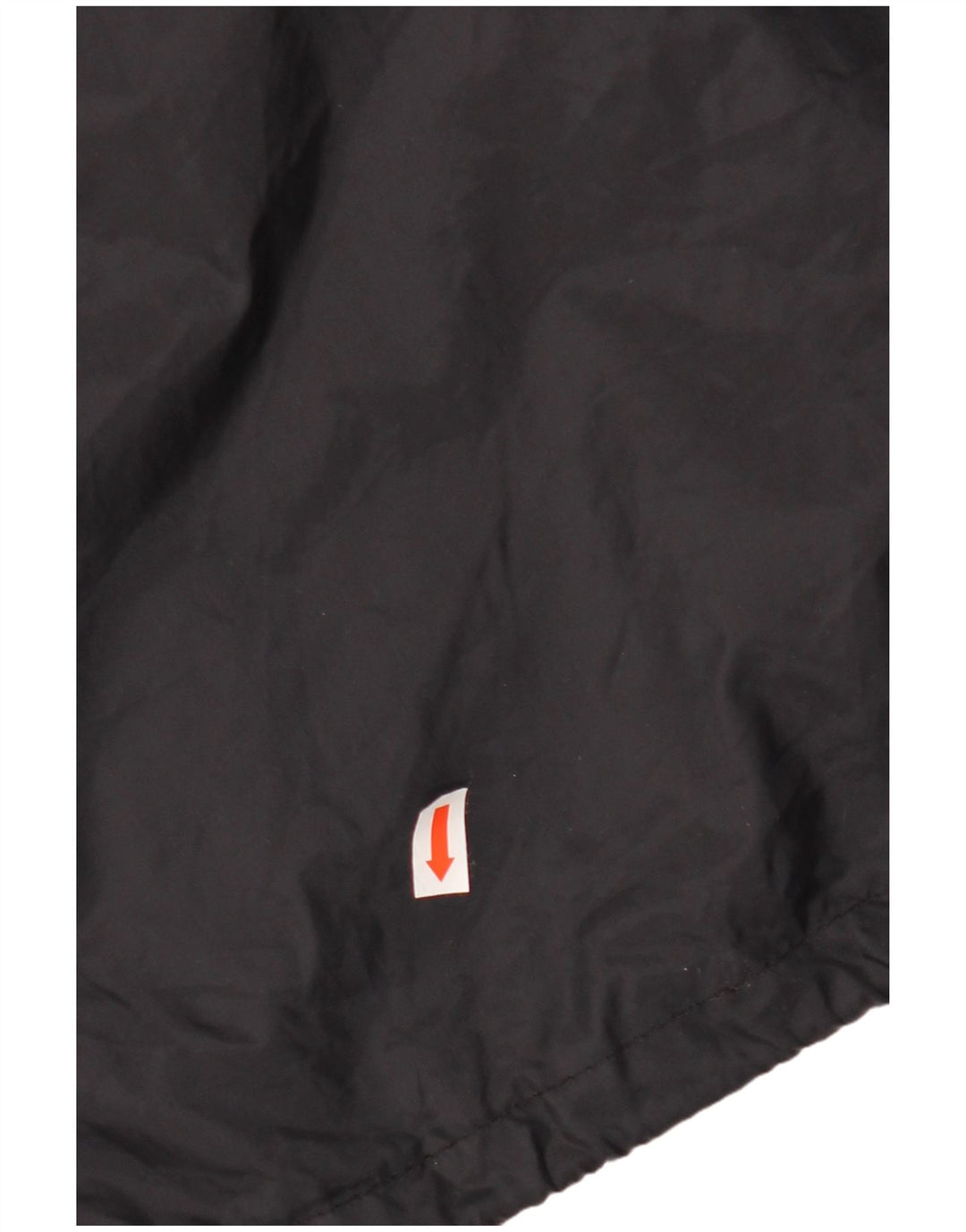 VINTAGE Jachetă de ploaie cu glugă pentru bărbați UK 44 2XL Negru Geometric