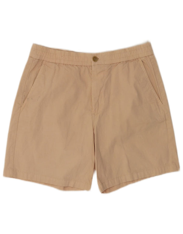 Zara Mens Chino Shorts Medium W30  Beige