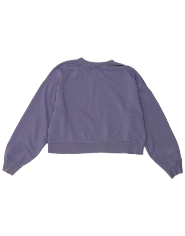 Pulover pentru damă Zara Crop Pulover UK 12 Bumbac violet mediu