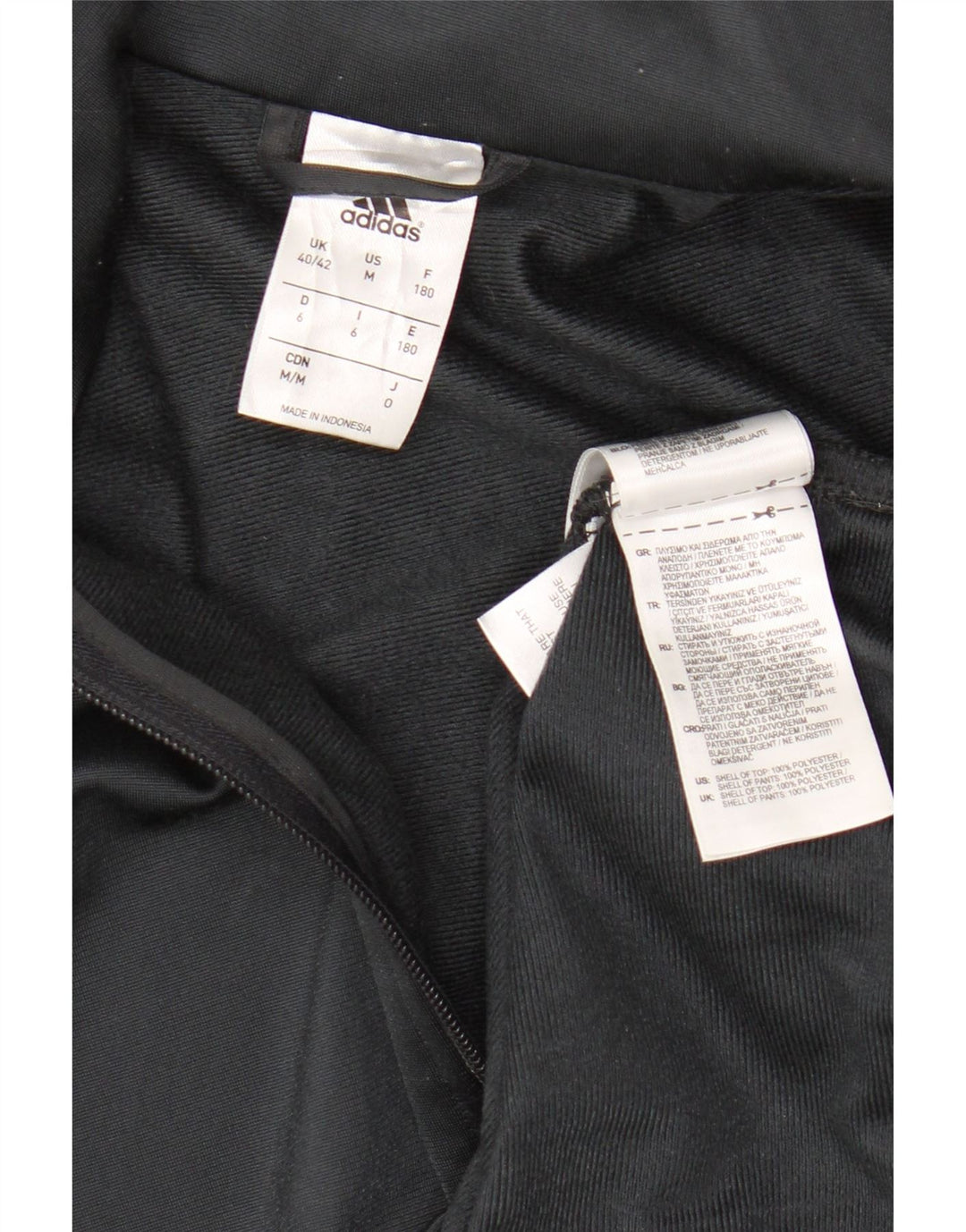 Jachetă de trening pentru bărbați Adidas UK 40/42 Poliester mediu gri