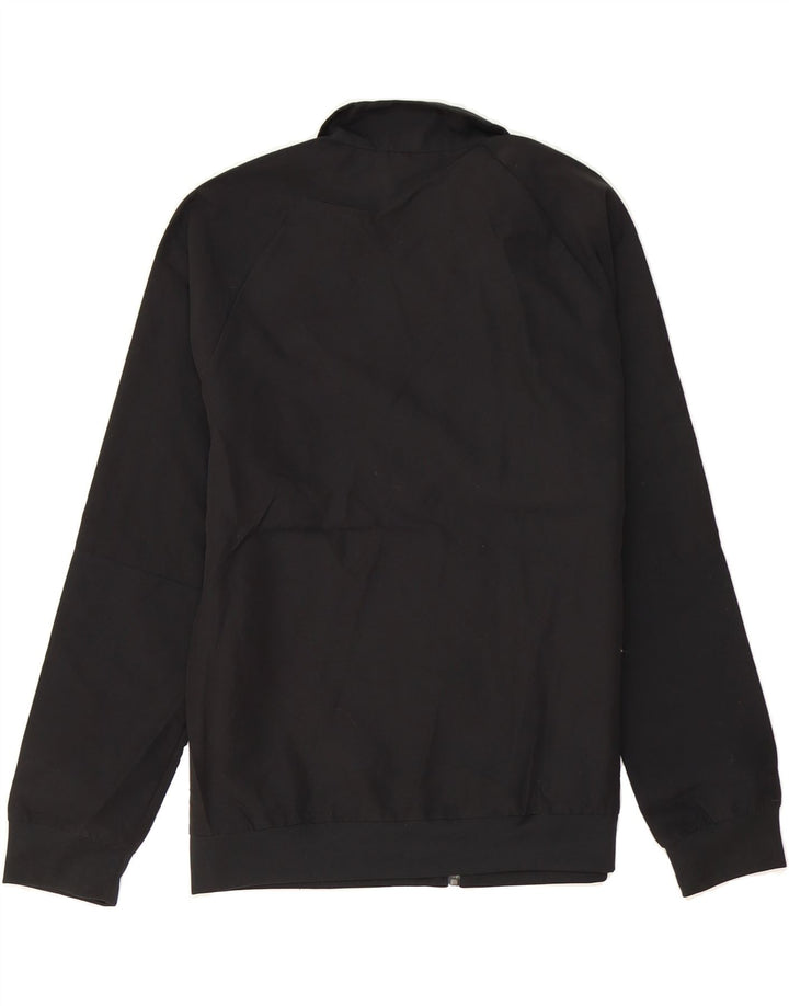 ADIDAS Boys Climalite Tracksuit Top Jacket 11-12 Years Black Polyester Vintage Adidas and Second-Hand Adidas from Messina Hembry 
