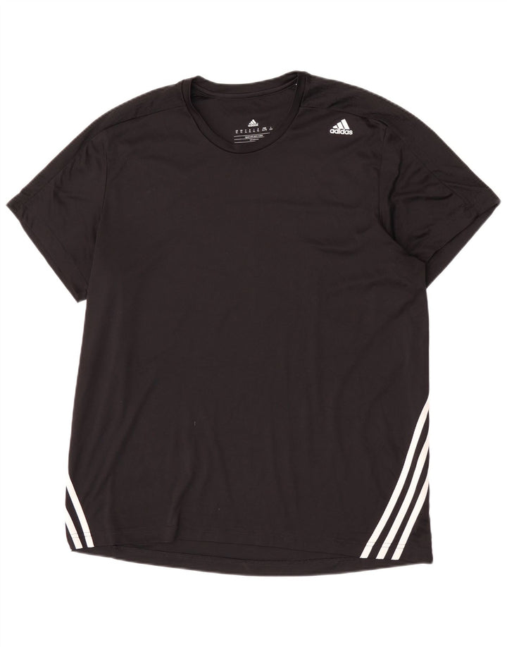 Tricou Adidas Climalite pentru bărbați Top XL Poliester negru