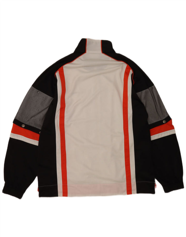 Jachetă de trening pentru bărbați Sergio Tacchini, 2XL, poliester color bloc alb