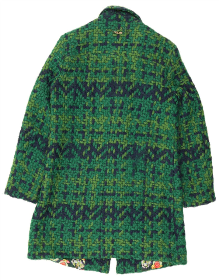 Palton pentru femei Desigual EU 42, verde, mare