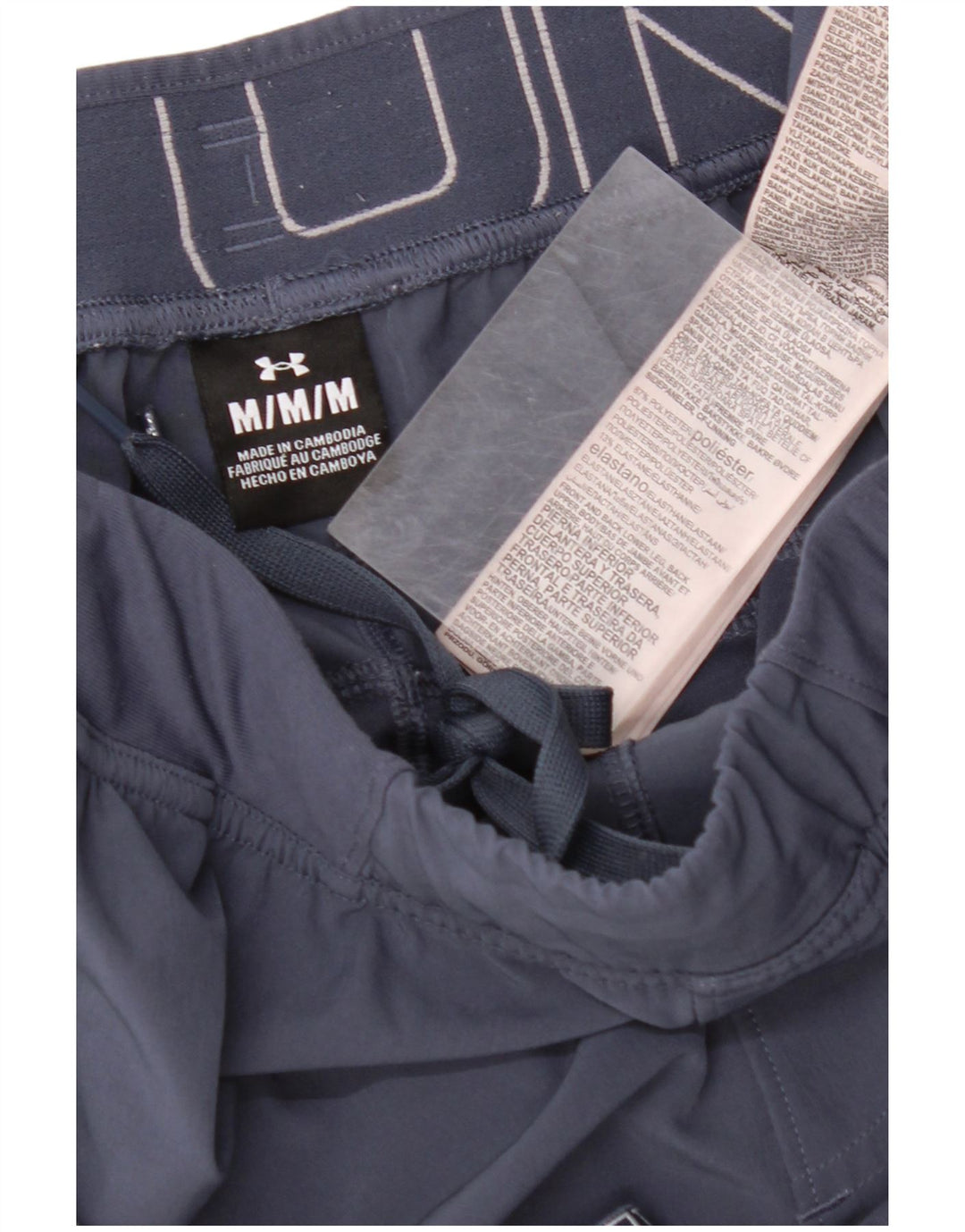 Pantaloni de trening grafic pentru bărbați UNDER ARMOUR Pantaloni de jogging Mediu Bleumarin