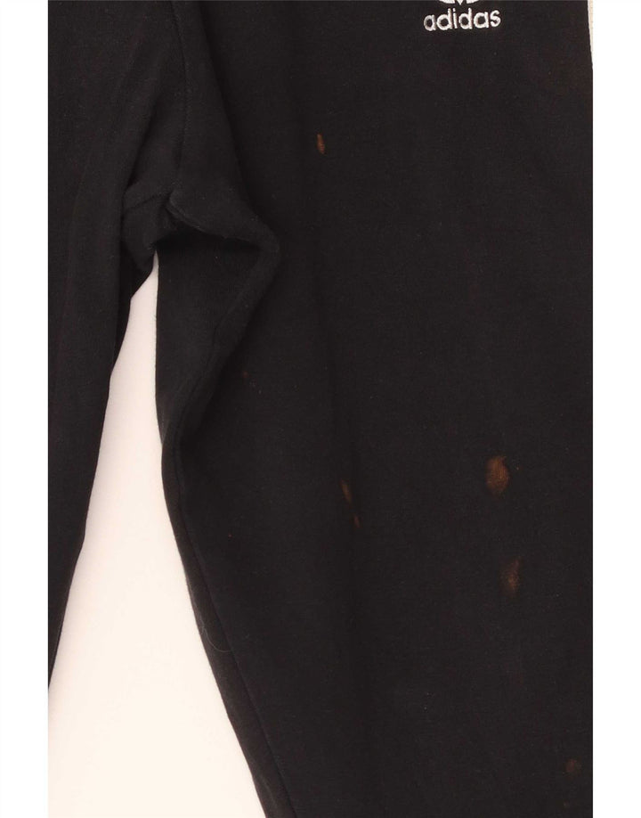 Leggings pentru bărbați Adidas UK 12, bumbac mediu negru