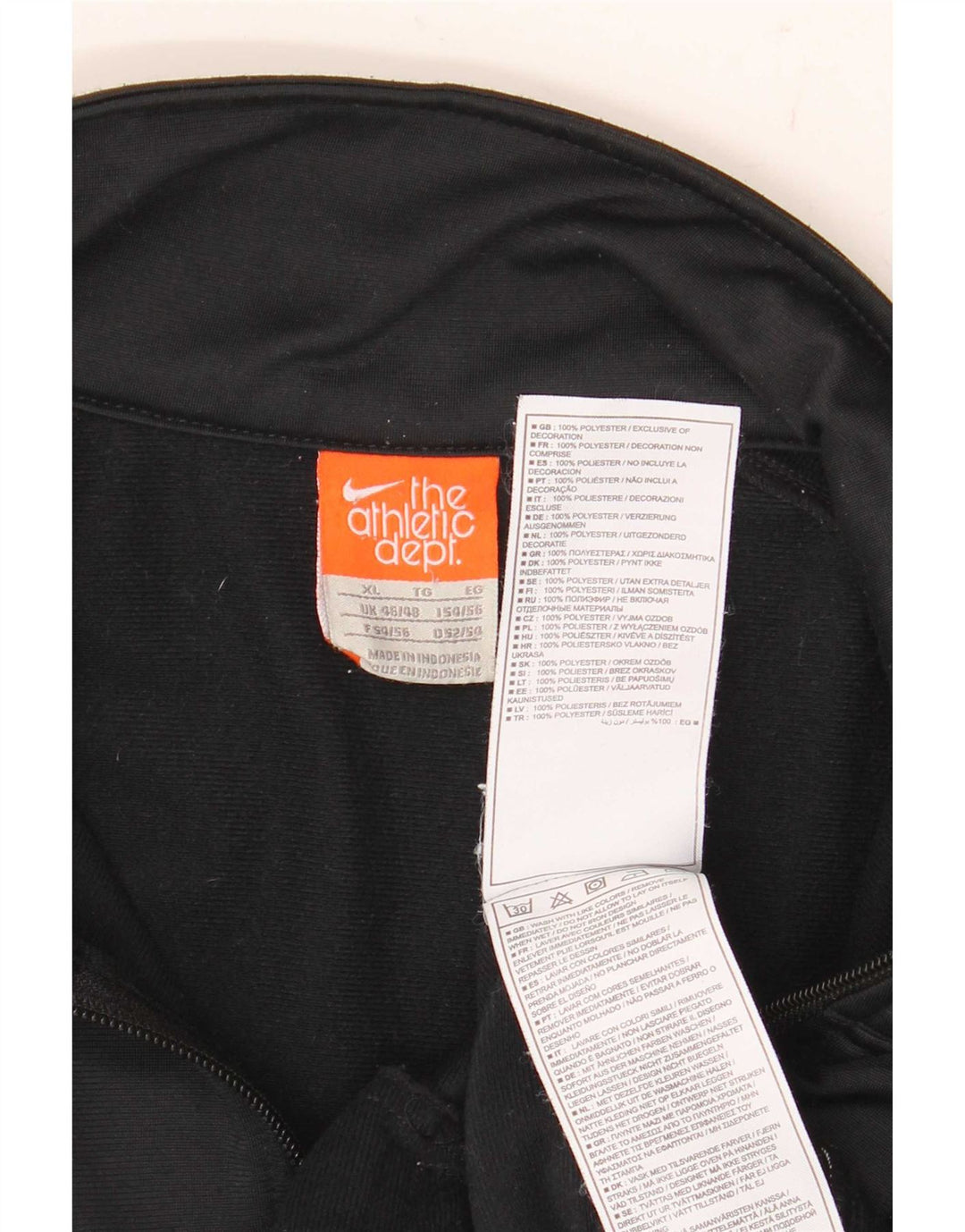 Jachetă de trening pentru bărbați Nike Marea Britanie 46/48 XL Poliester color bloc negru
