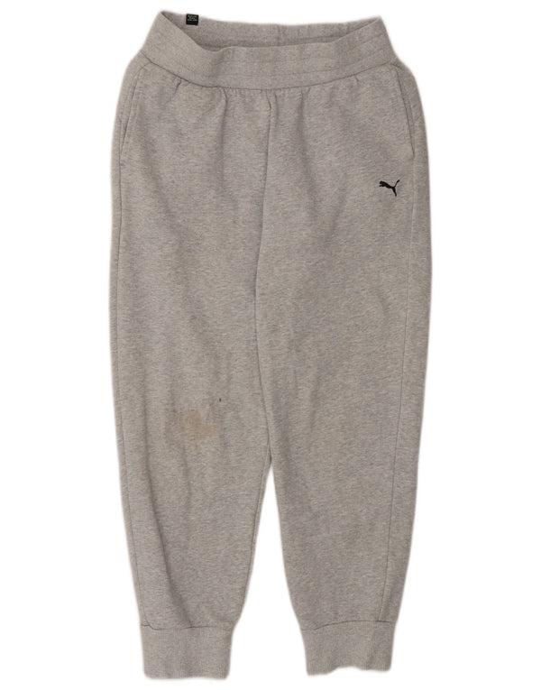 Pantaloni de trening Puma pentru femei Joggeri UK 10 Bumbac gri mic