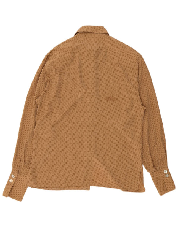 Cămașă supradimensionată pentru femei Ravens UK 10 Small Brown Spotted Poliester