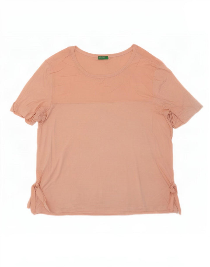 Tricou pentru femei Benetton Top UK 16 Large Pink