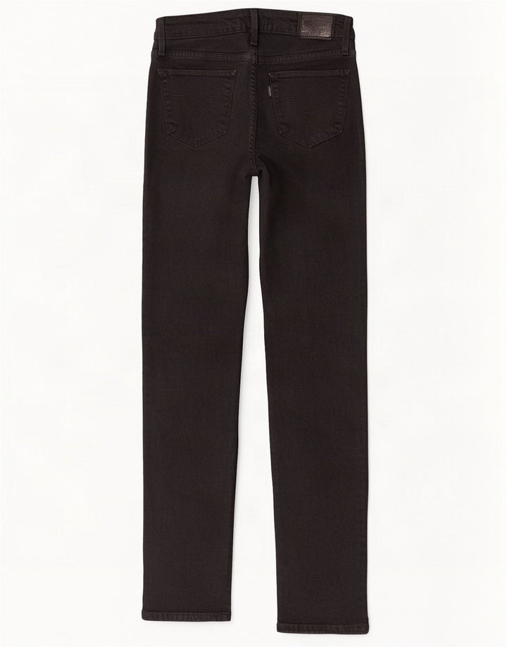 Blugi Levi's 712 Slim pentru femei W25 L32 bumbac negru