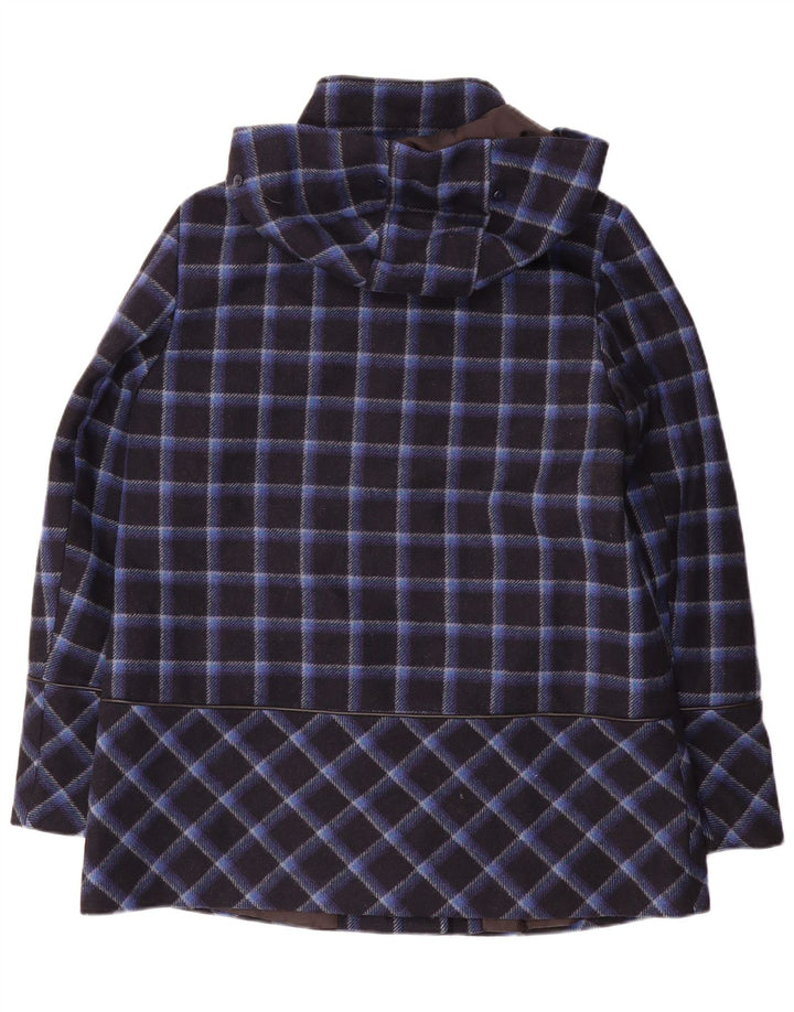 Jachetă de vânt cu glugă pentru femei ESPRIT UK 14 Medium Black Check