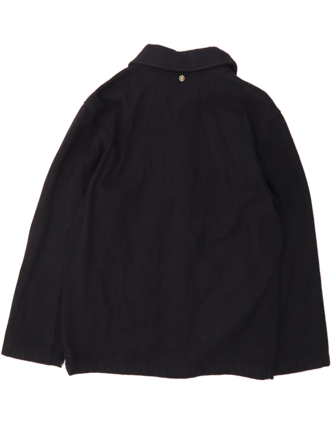 MARINA YACHTING Mens Bomber Jacket IT 48 Medium Navy Blue Wool Vintage Marina Yachting and Second-Hand Marina Yachting from Messina Hembry 