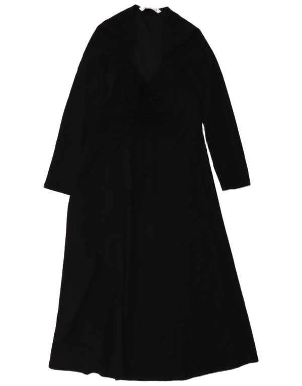 Rochie Maxi cu mânecă lungă pentru femei Zara UK 4 XS Negru