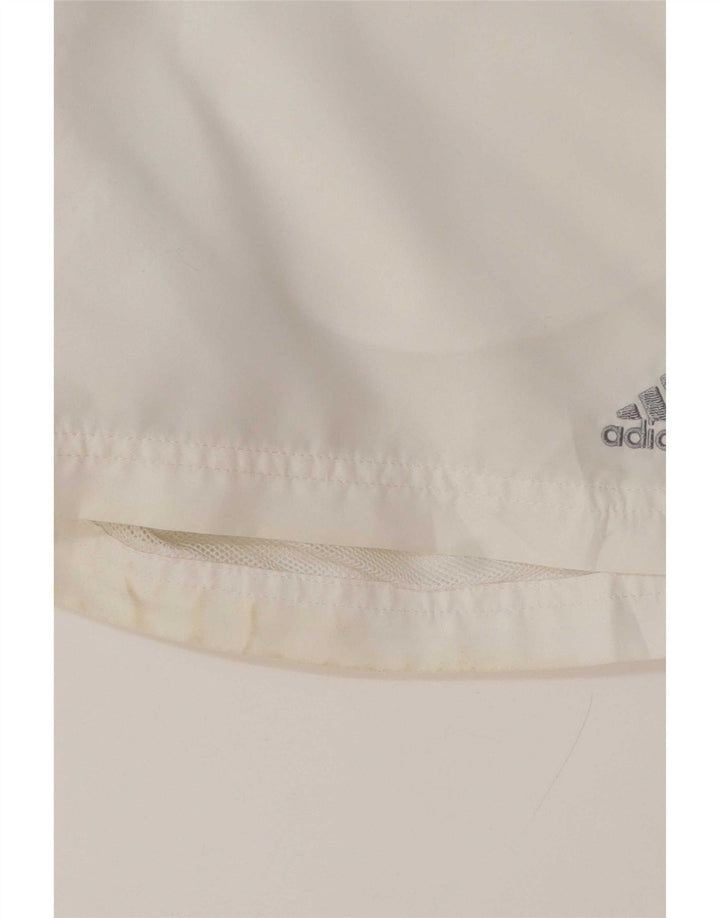 Pantaloni scurți sport Adidas Clima 365 pentru bărbați, poliester alb mic