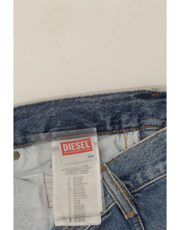 Blugi drepti pentru femei Diesel W26 L31 Bumbac albastru