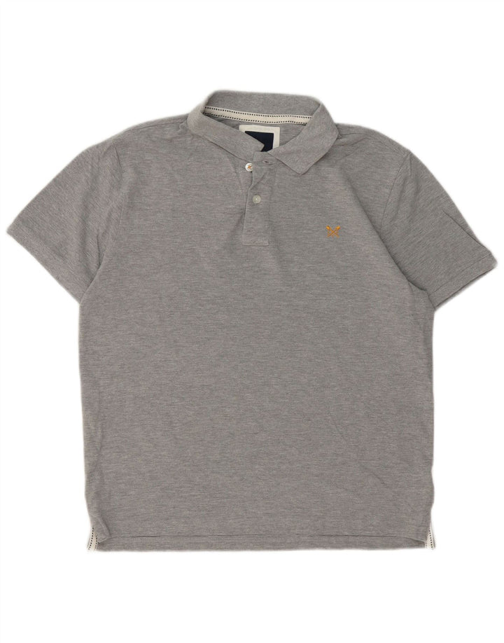 Crew Clothing Tricou polo pentru bărbați, bumbac gri mediu