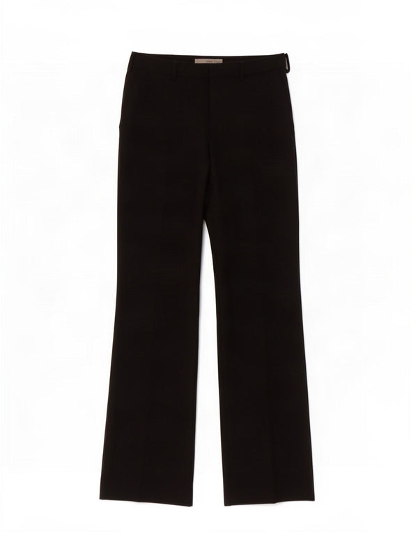 Pantaloni casual pentru femei Zara cu picioare late EU 36 XS L26 L33 Poliester negru